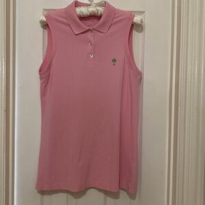 Lilly Pulitzer Sleeveless Top, Beautiful Pink;Size Large; Like New